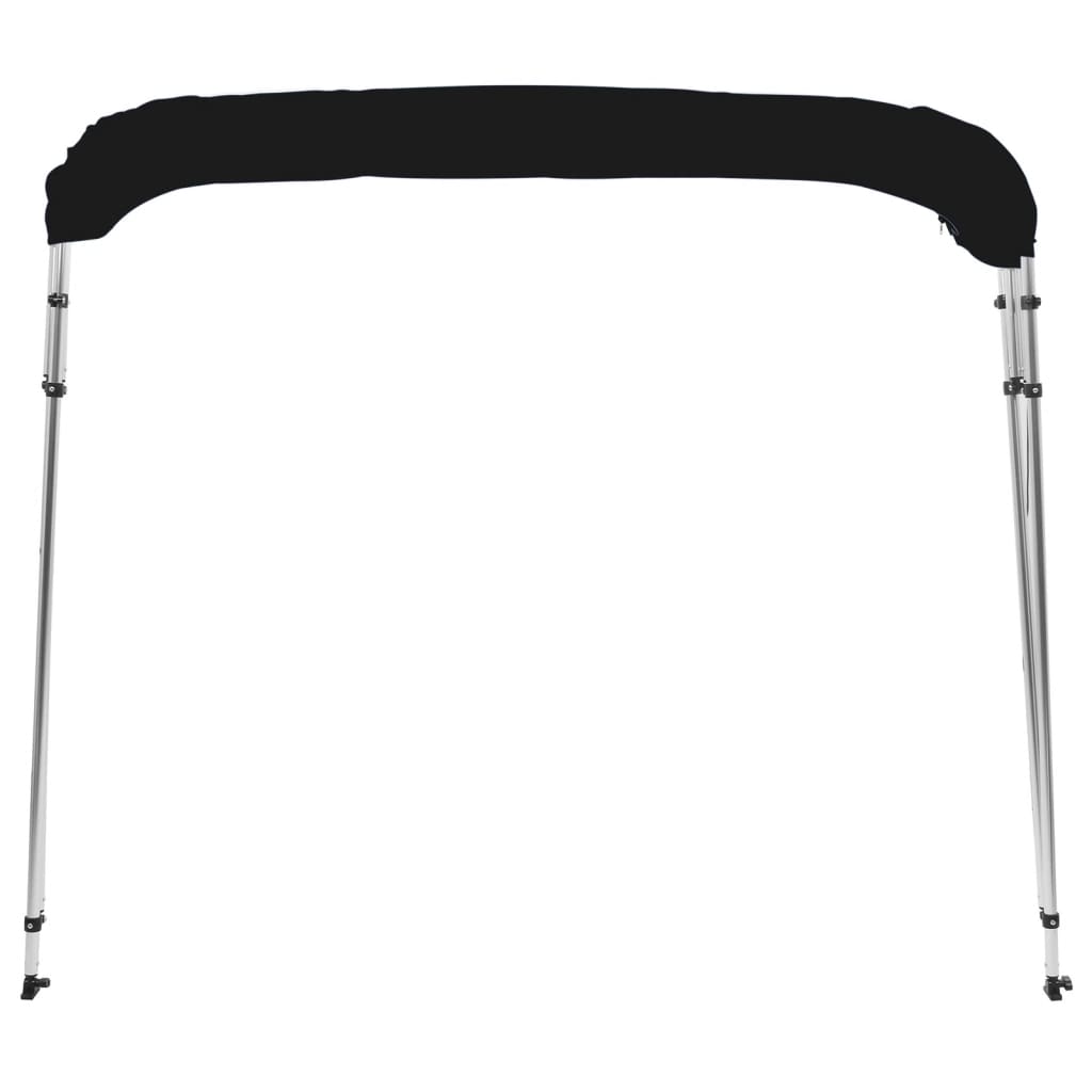 vidaXL 4-Bow Bimini-Top Schwarz 243x210x137 cm