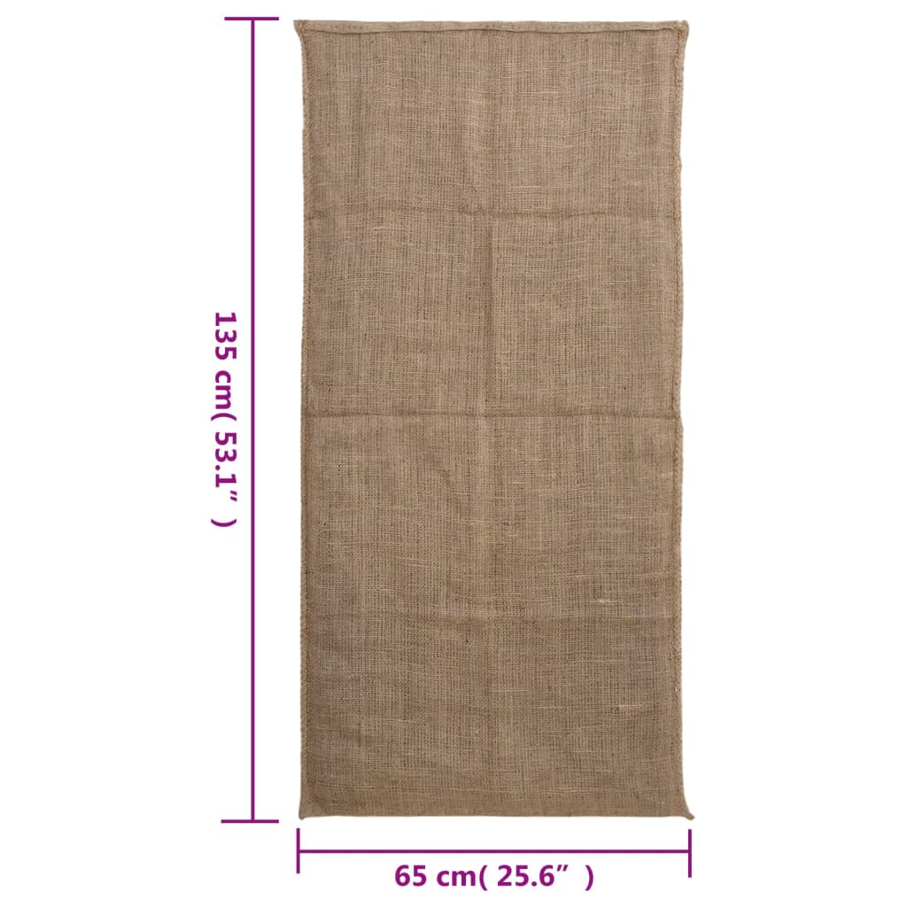 vidaXL Jutesäcke 5 Stk. 65x135 cm 100% Jute 220 g/m²