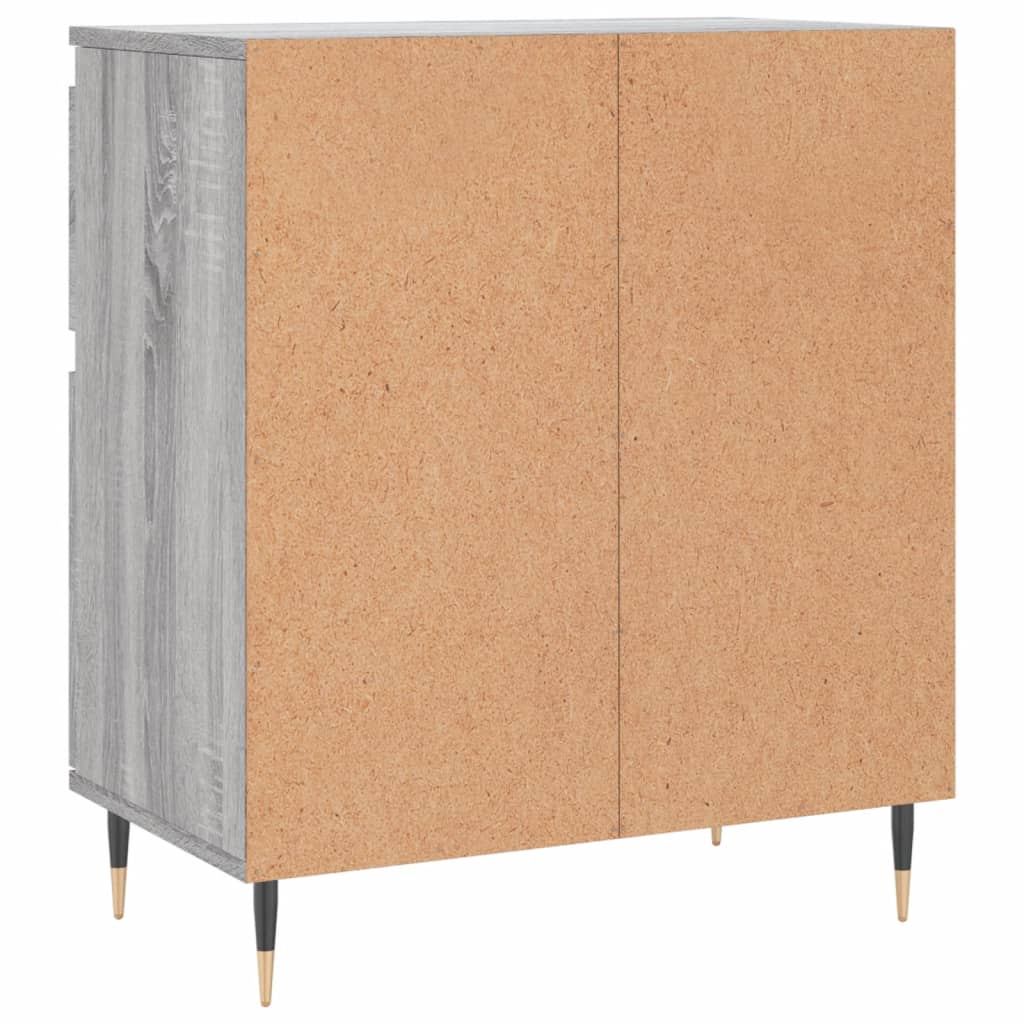 vidaXL Sideboard Grau Sonoma 60x35x70 cm Holzwerkstoff