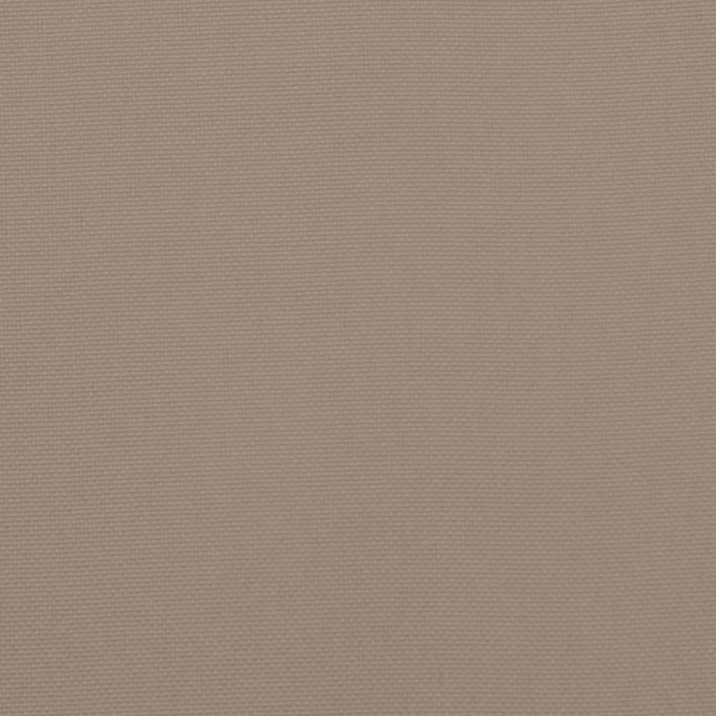 vidaXL Palettenkissen Taupe 70x40x12 cm Stoff