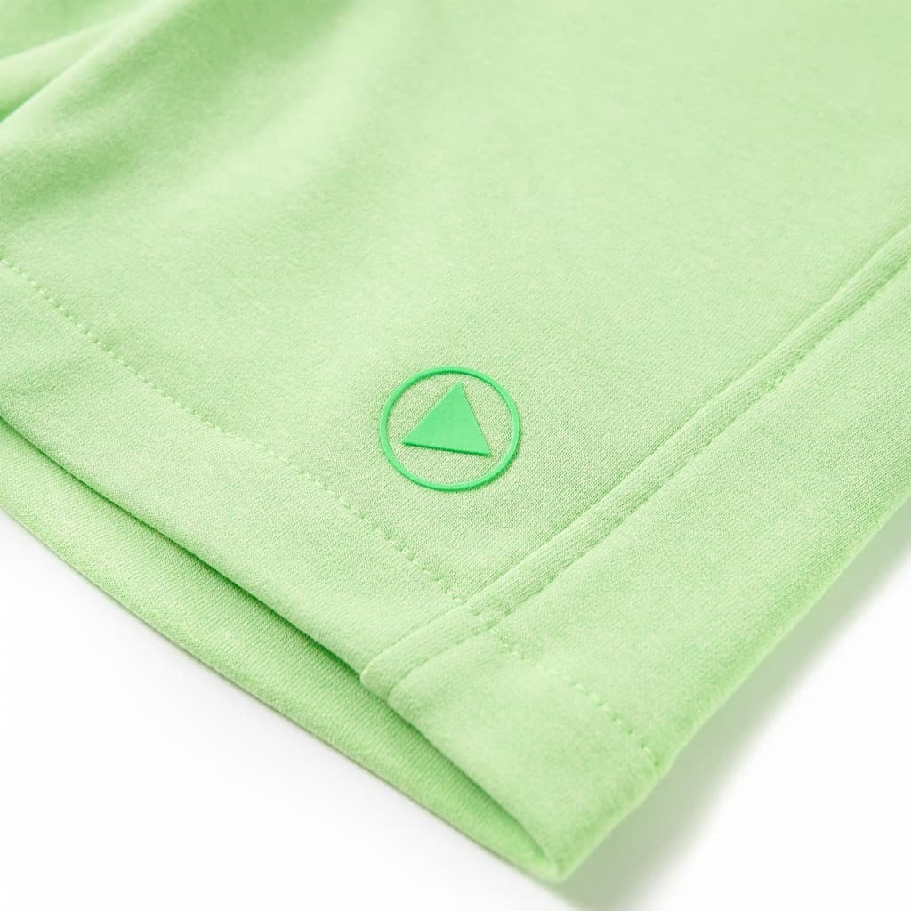 Kindershorts Fluo-Grün 128