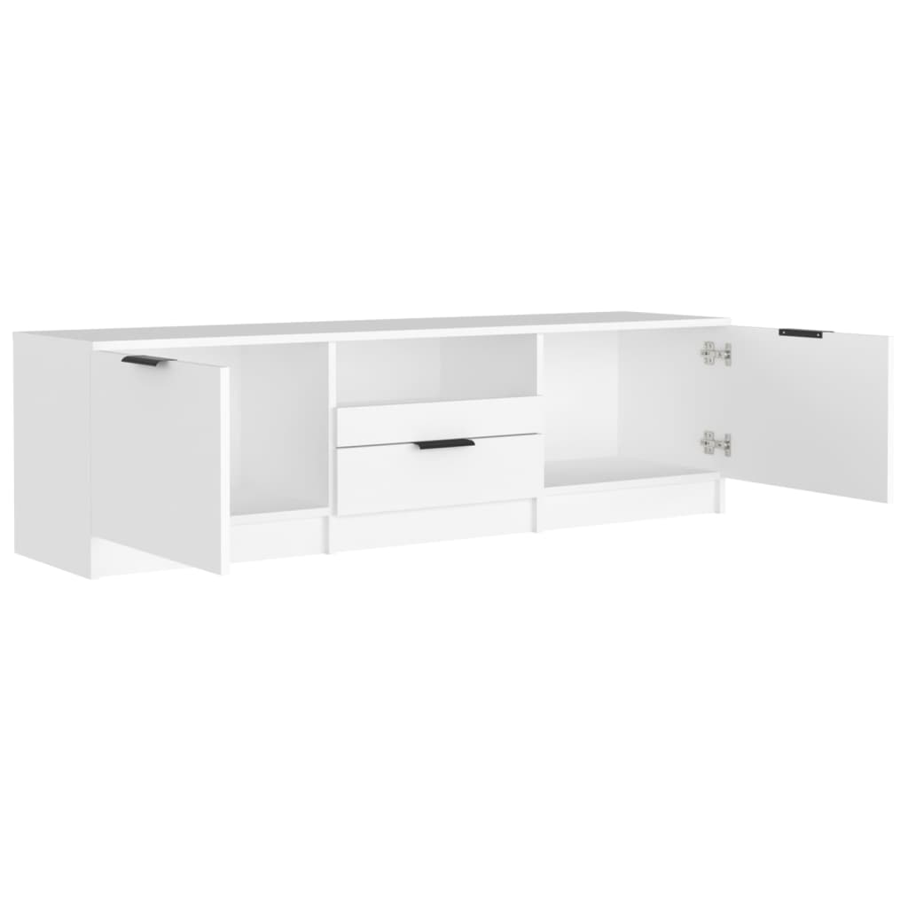 vidaXL TV-Schrank Weiß 140x35x40 cm Holzwerkstoff