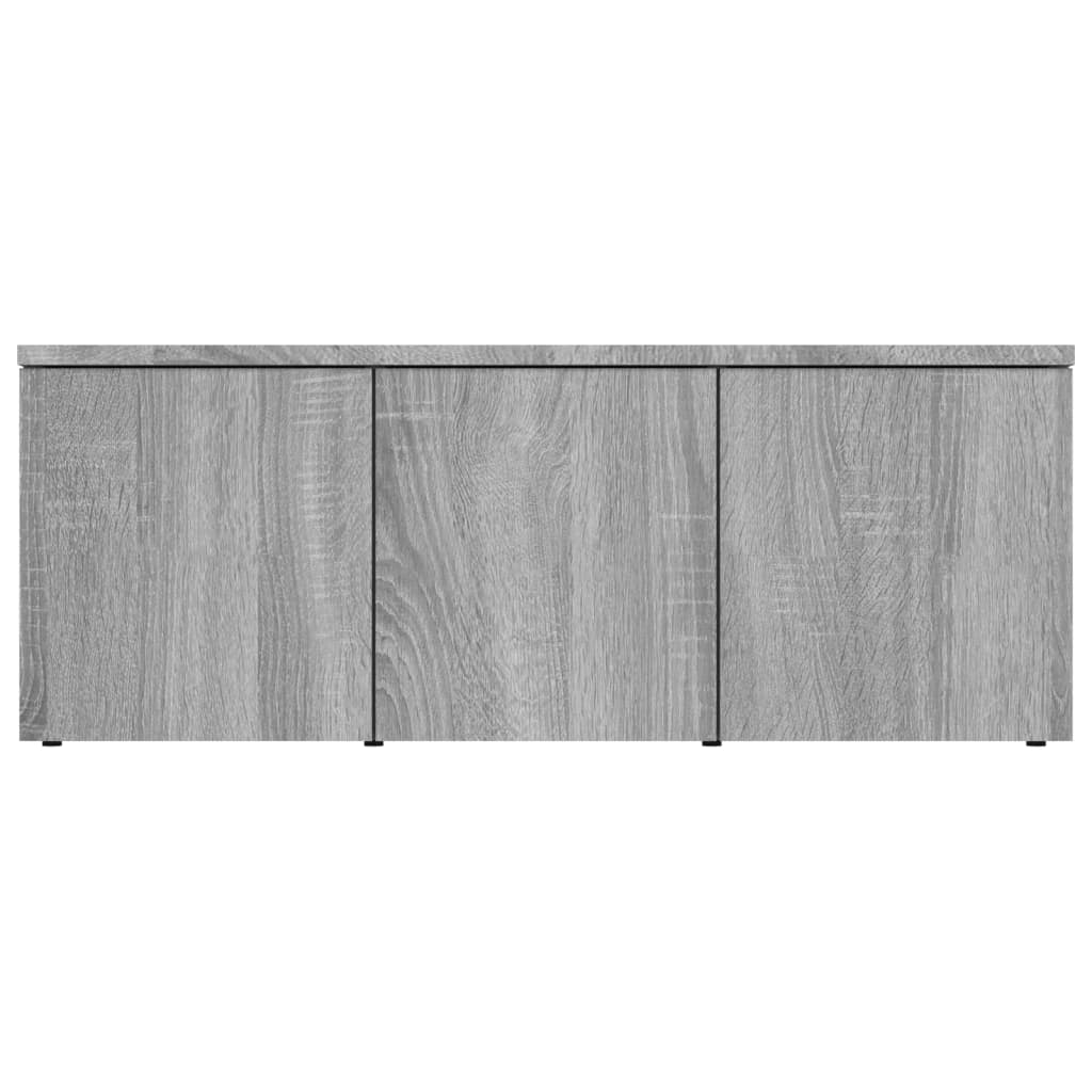 vidaXL TV-Schrank Grau Sonoma 80x34x30 cm Holzwerkstoff