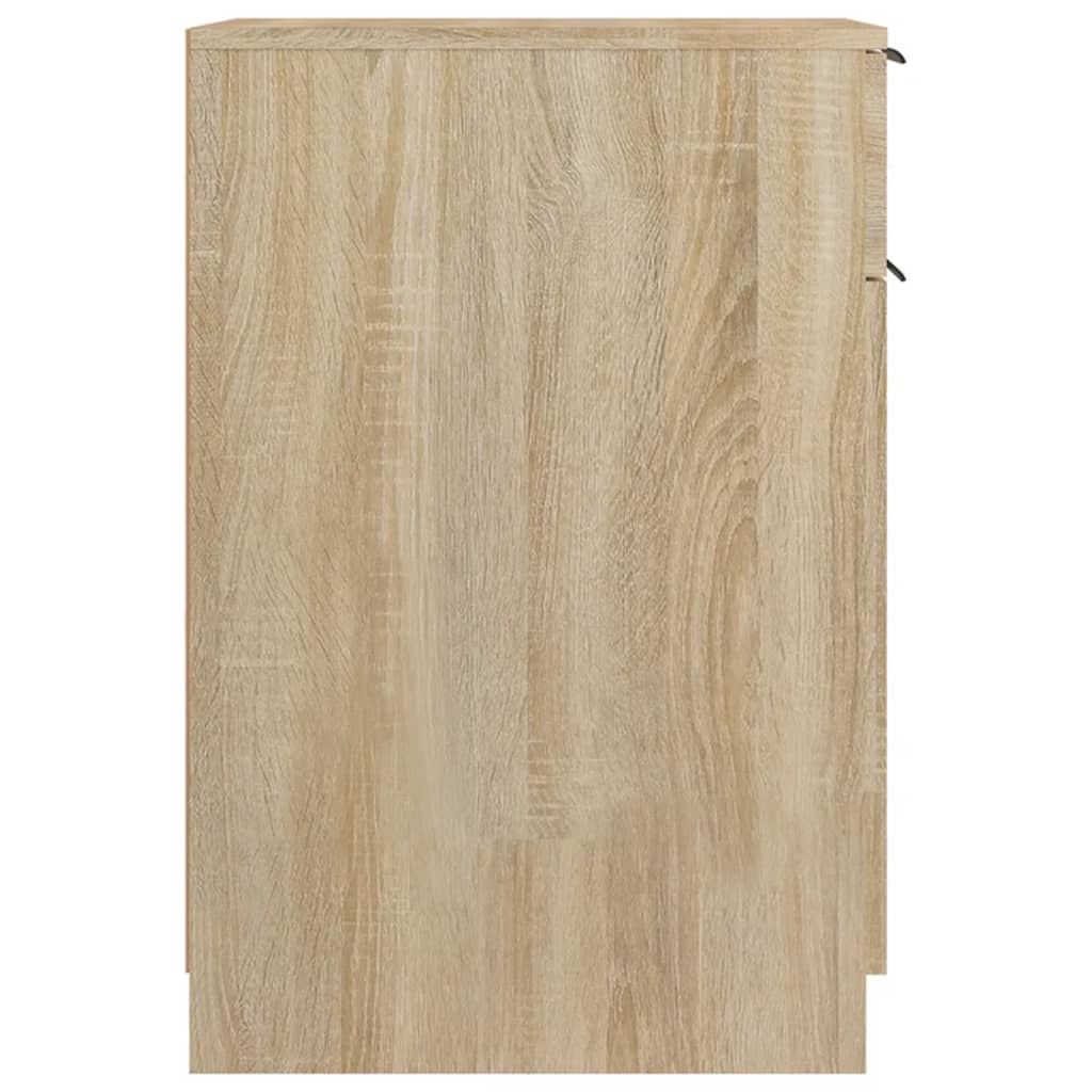 vidaXL Büroschrank Sonoma-Eiche 33,5x50x75 cm Holzwerkstoff