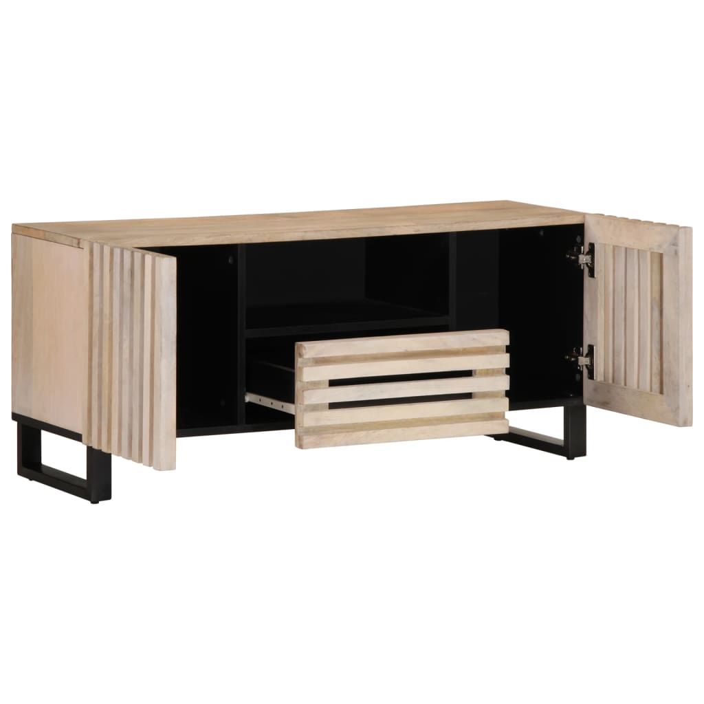 vidaXL TV-Schrank 100x34x46 cm Massivholz Mango