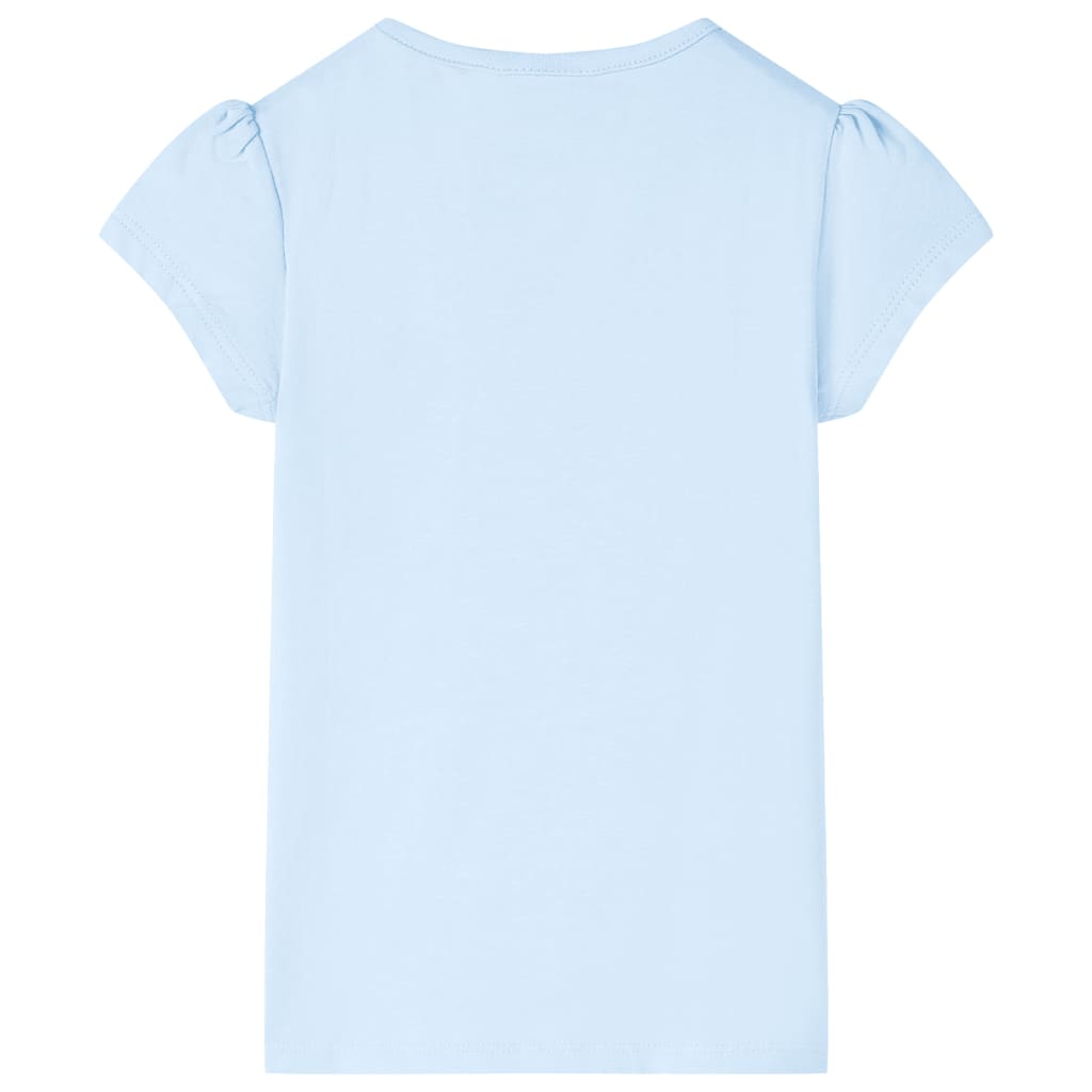 Kinder-T-Shirt Hellblau 128