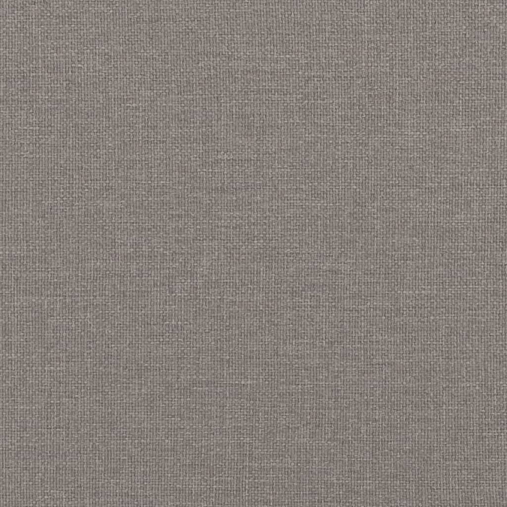 vidaXL Tagesbett mit Matratze Taupe 90x200 cm Stoff