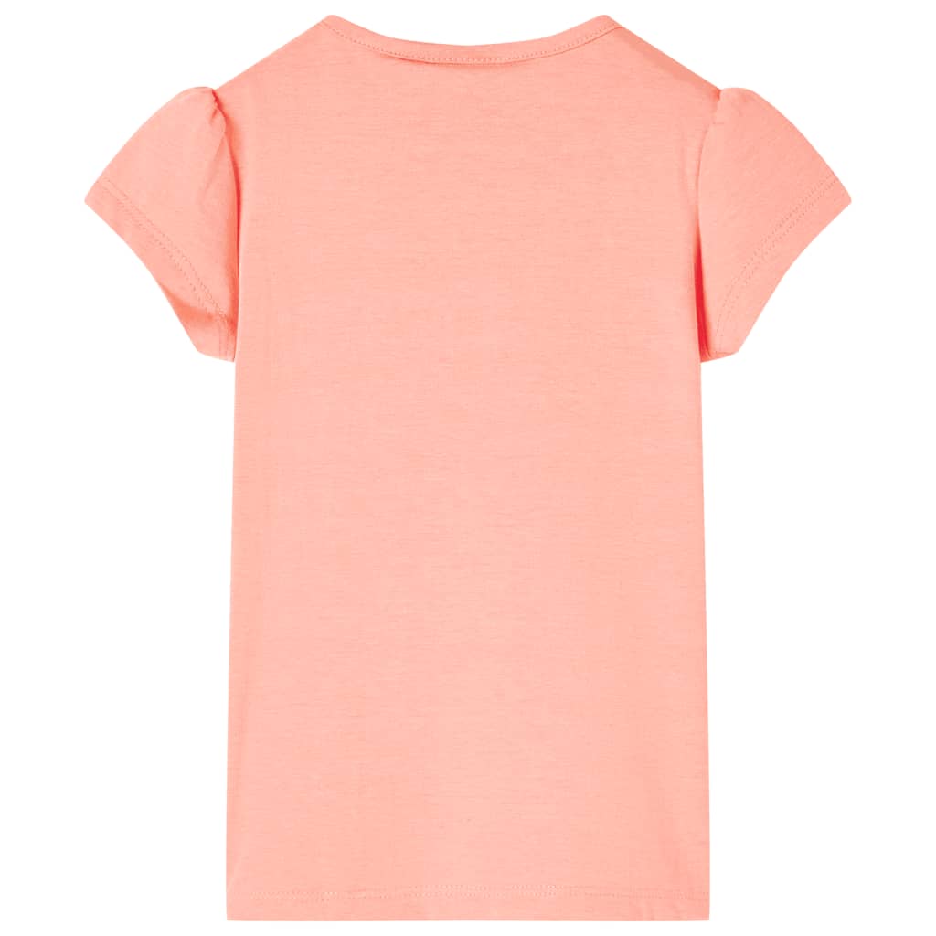 Kinder-T-Shirt Korallenrosa 140