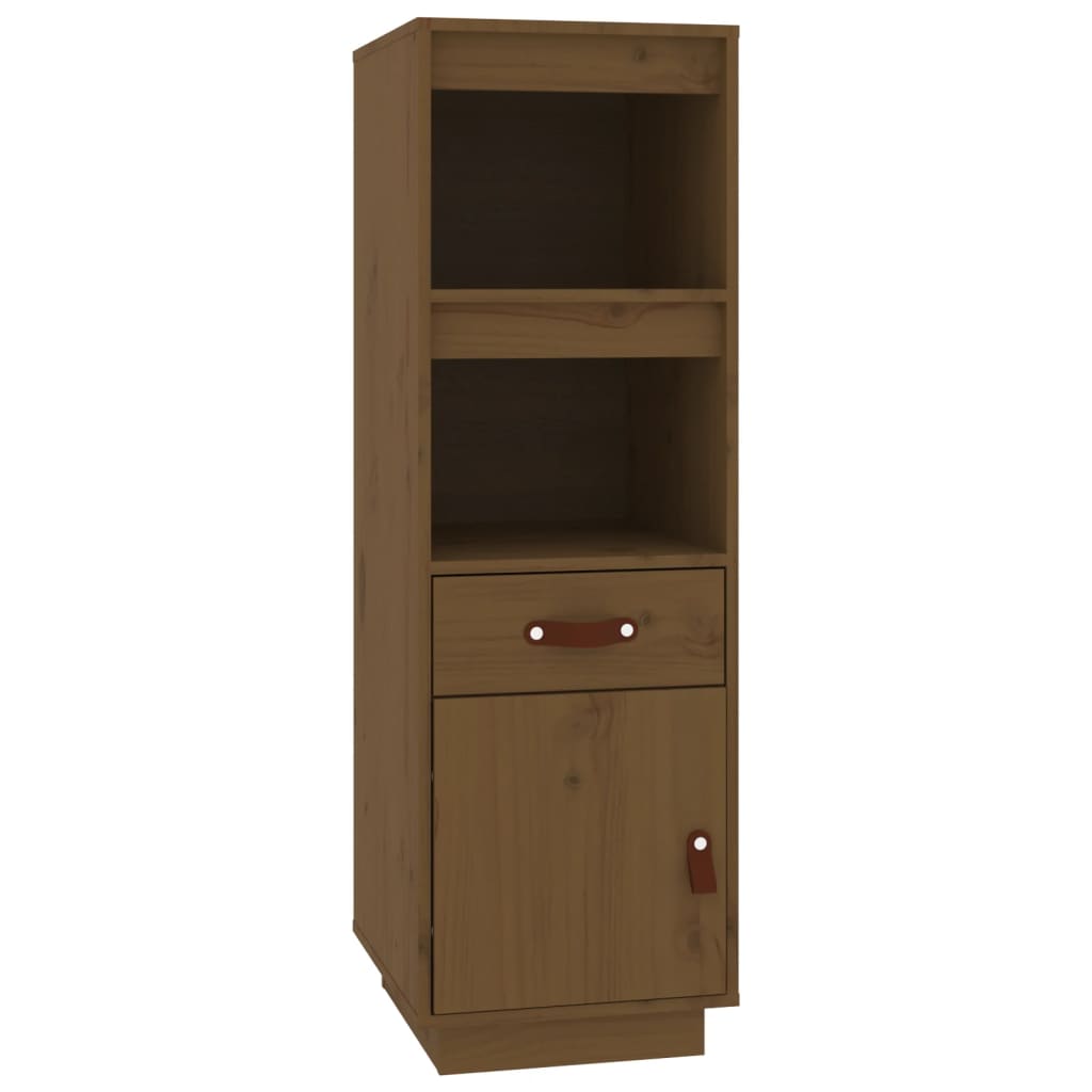 vidaXL Highboard Honigbraun 34x40x108,5 cm Massivholz Kiefer