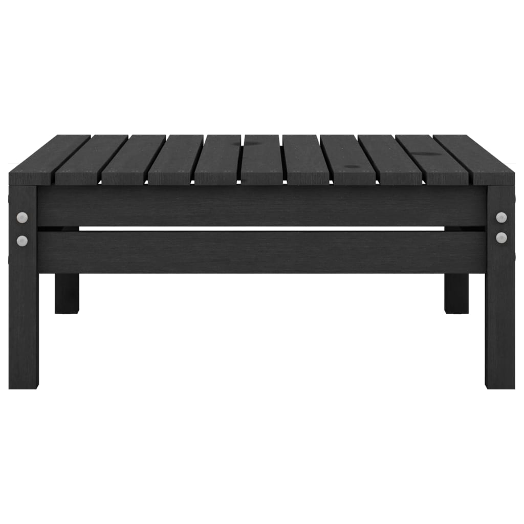 vidaXL 4-tlg. Garten-Lounge-Set Schwarz Massivholz Kiefer