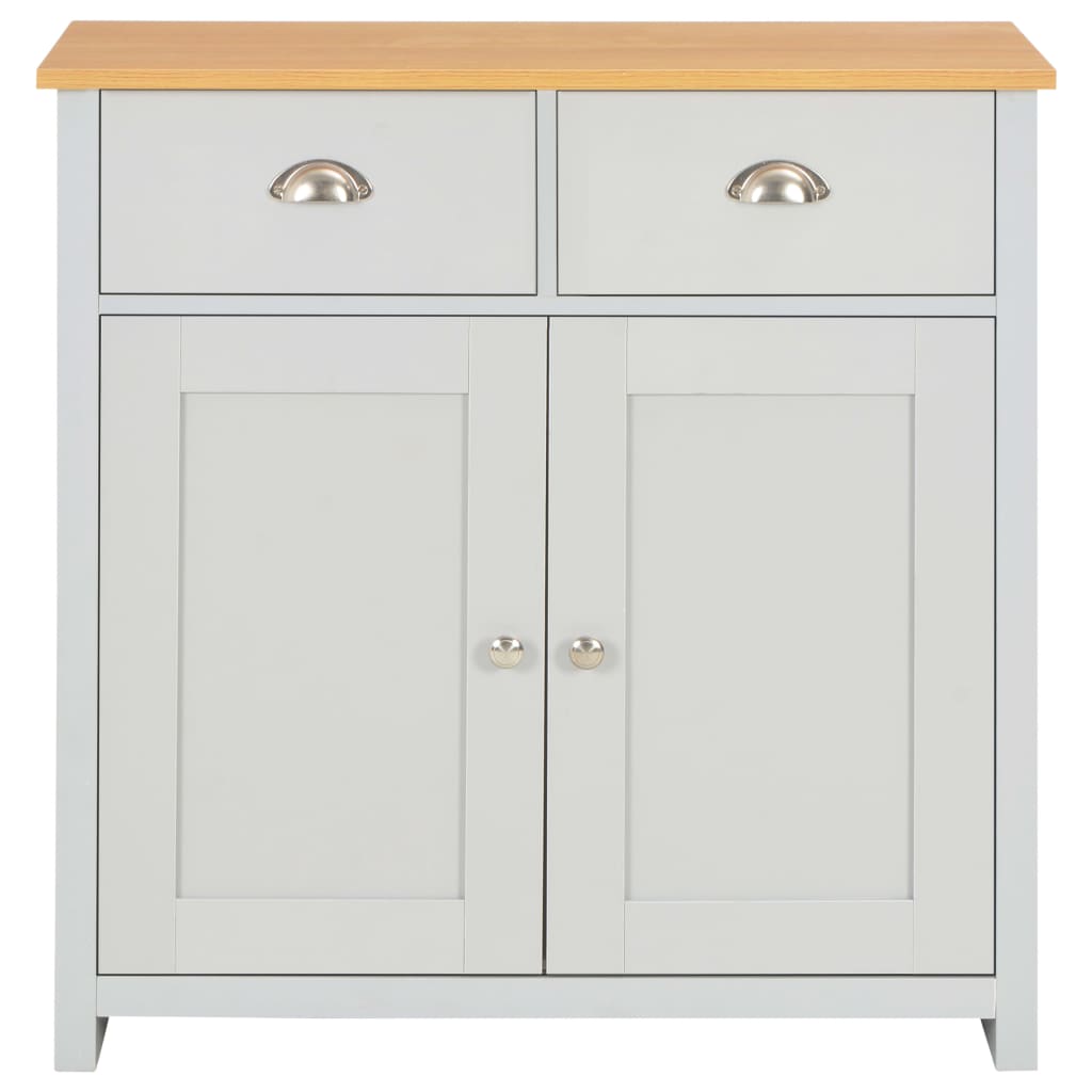 vidaXL Sideboard Grau vidaXL Sideboard Grau 79 x 35 x 81 cm