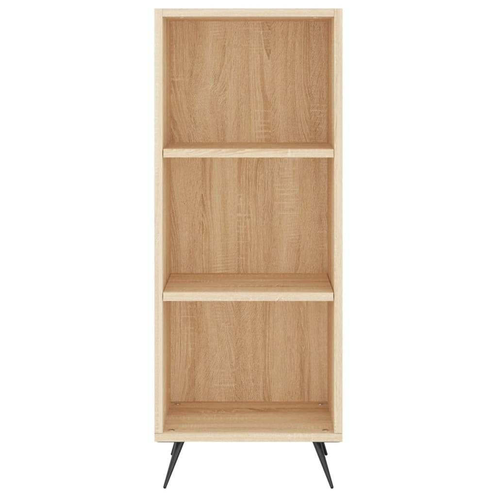 vidaXL Highboard Sonoma-Eiche 34,5x34x180 cm Holzwerkstoff