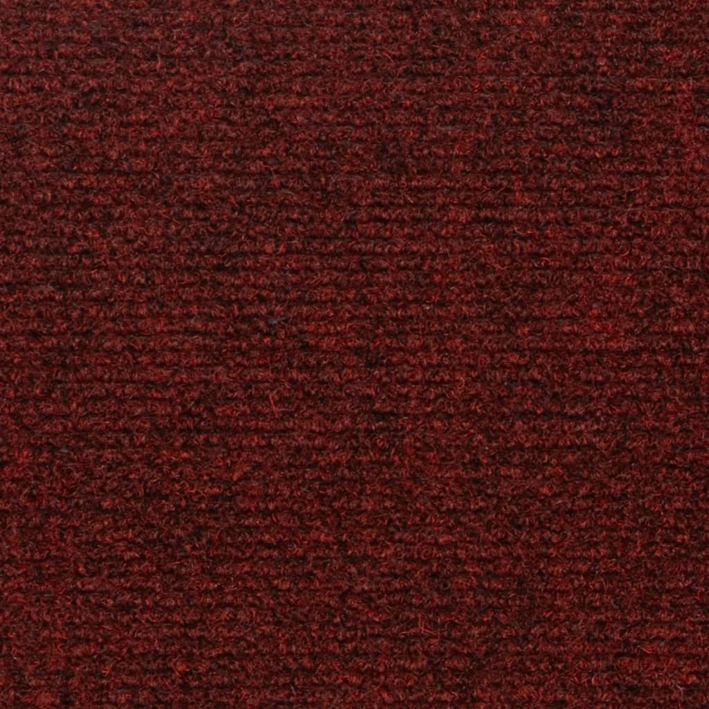 vidaXL Selbstklebende Treppenmatten 15 Stk. Rechteckig 60x25 cm Rot