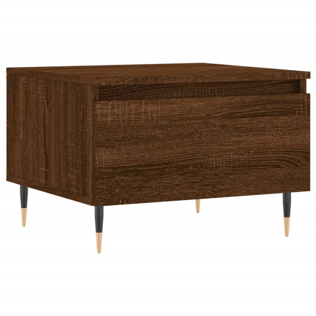 vidaXL Couchtisch Braun Eichen-Optik 50x46x35 cm Holzwerkstoff