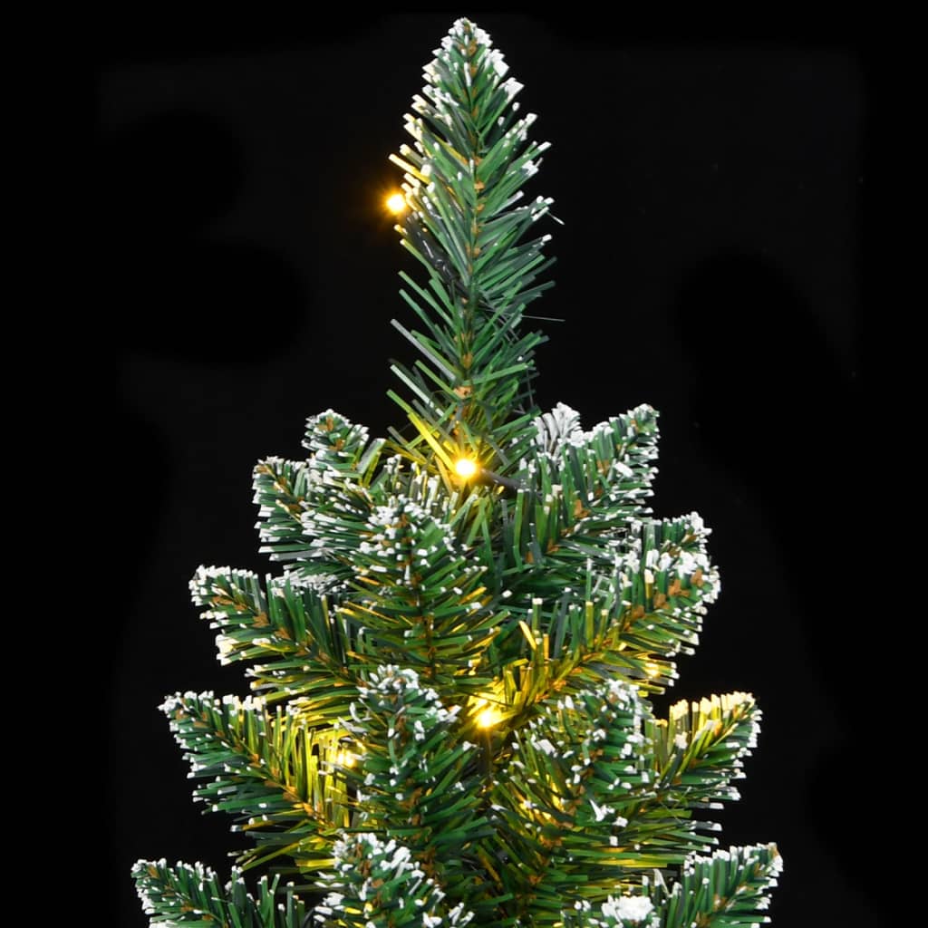 vidaXL Künstlicher Weihnachtsbaum Schlank 150 LEDs 120 cm