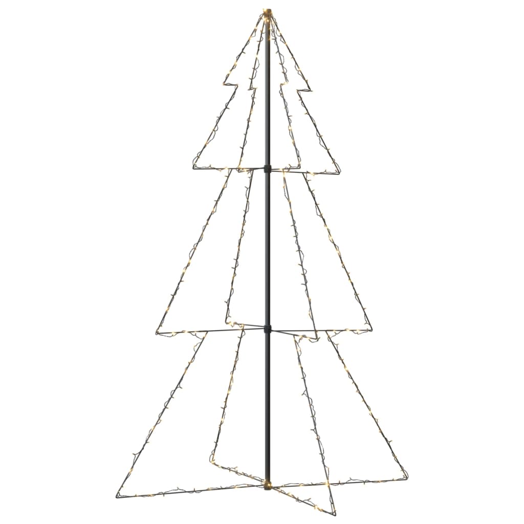 vidaXL Weihnachtsbaum in Kegelform 240 LEDs Indoor Outdoor 118x180 cm