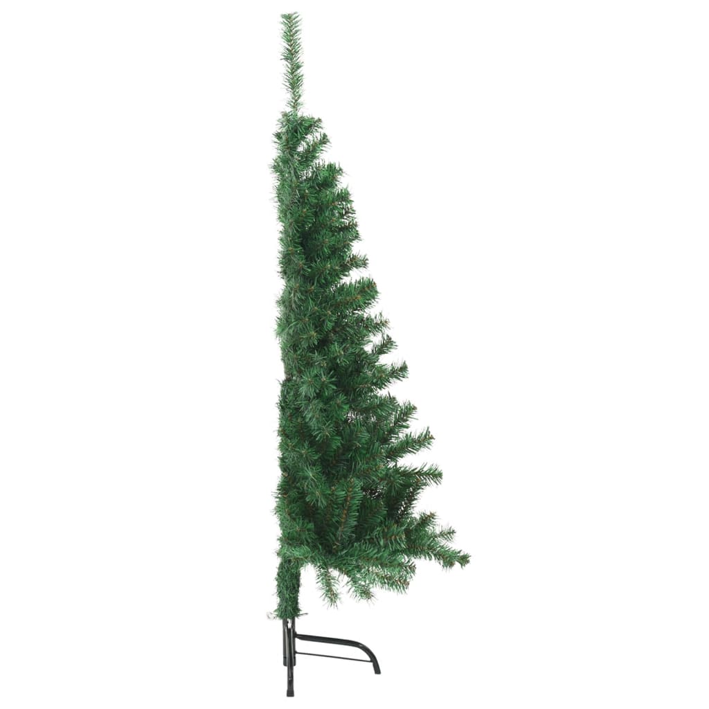 vidaXL Künstlicher Halb-Weihnachtsbaum mit Ständer Grün 120 cm PVC