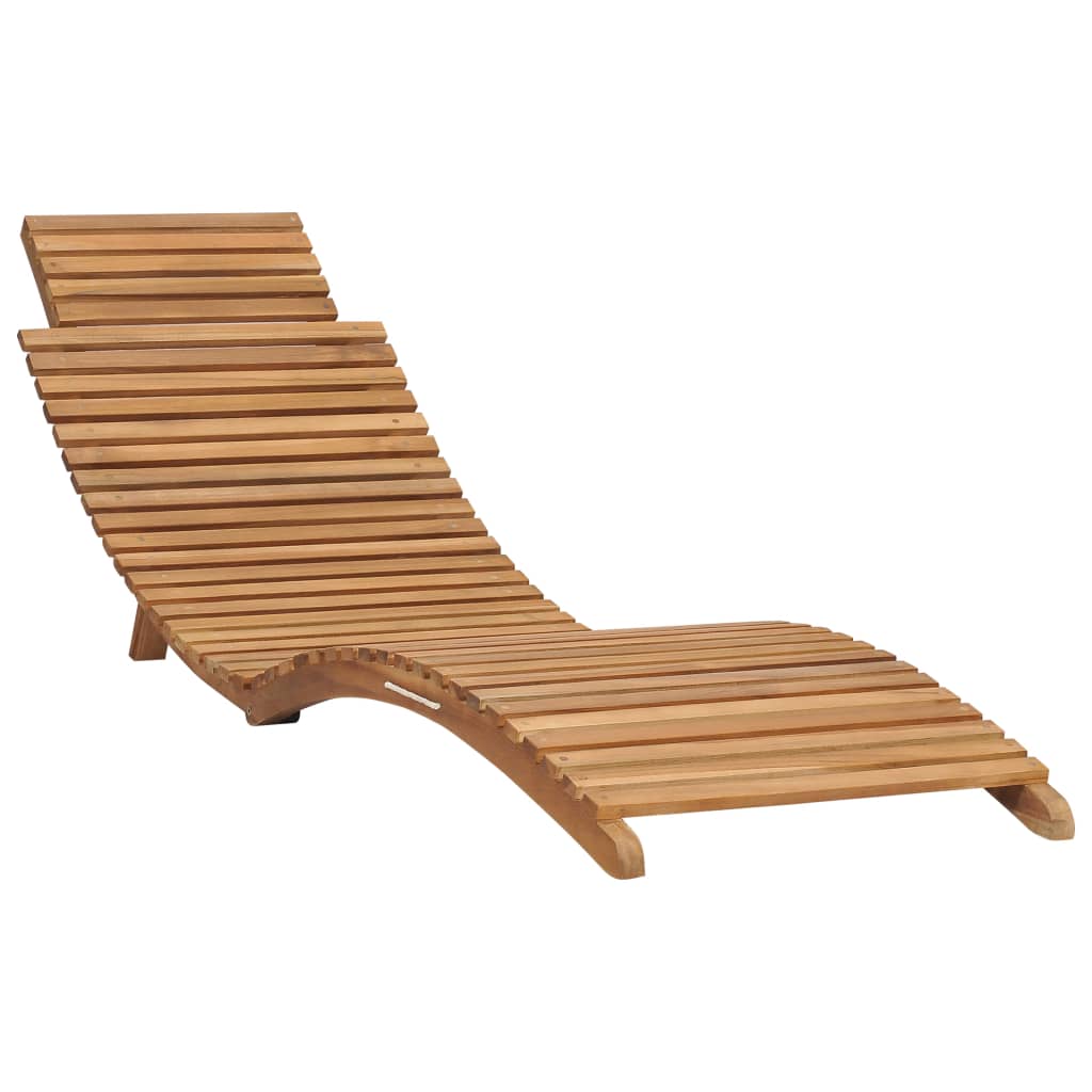 vidaXL 3-tlg. Garten-Lounge-Set Klappbar Massivholz Teak