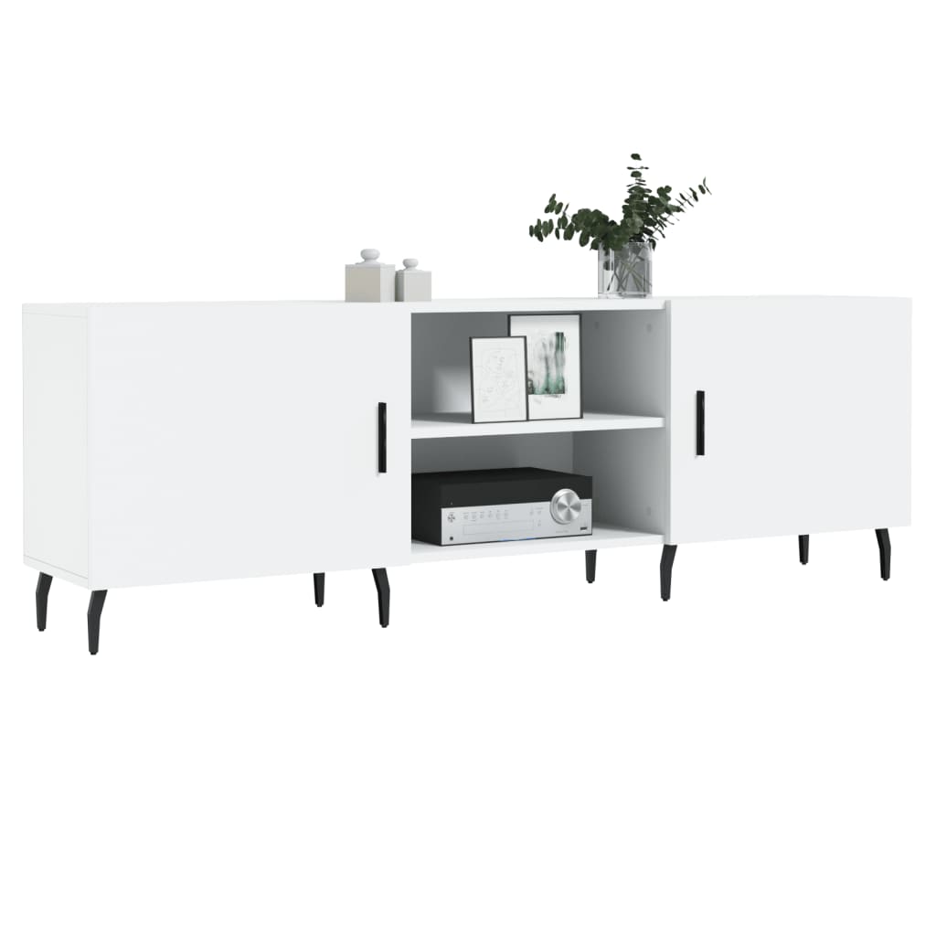 vidaXL TV-Schrank Weiß 150x30x50 cm Holzwerkstoff