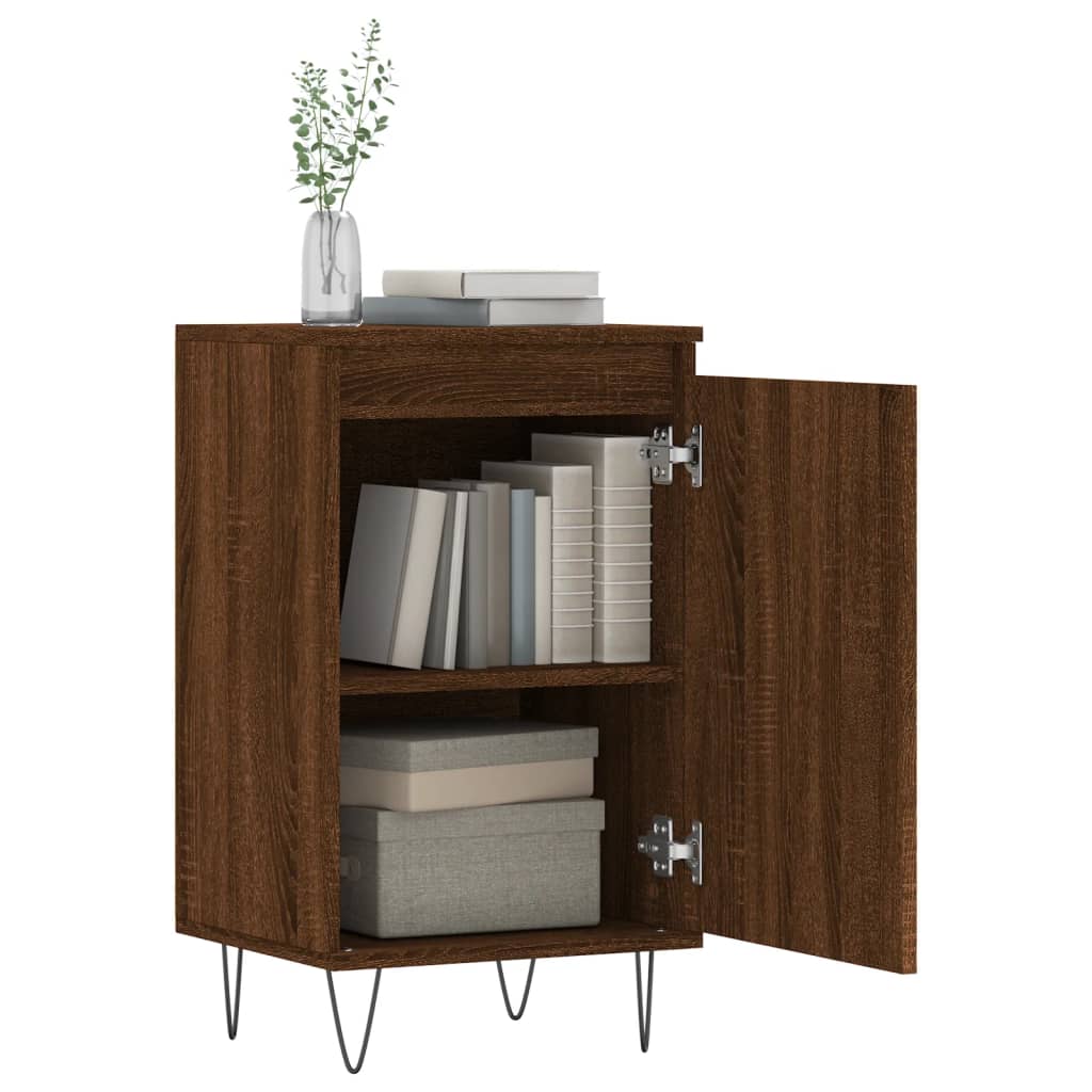 vidaXL Sideboard Braun Eichen-Optik 40x35x70 cm Holzwerkstoff