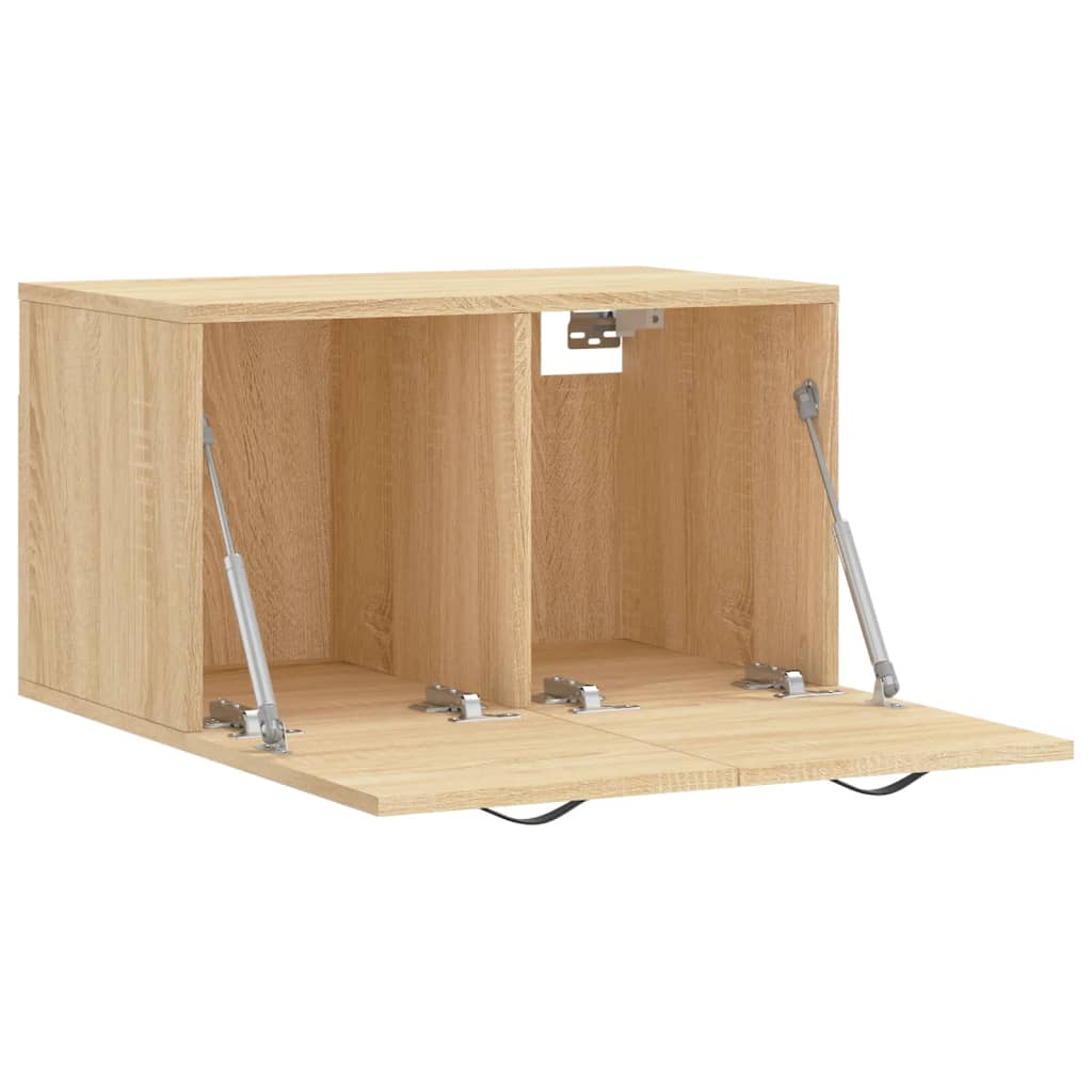 vidaXL Wandschrank Sonoma-Eiche 60x36,5x35 cm Holzwerkstoff