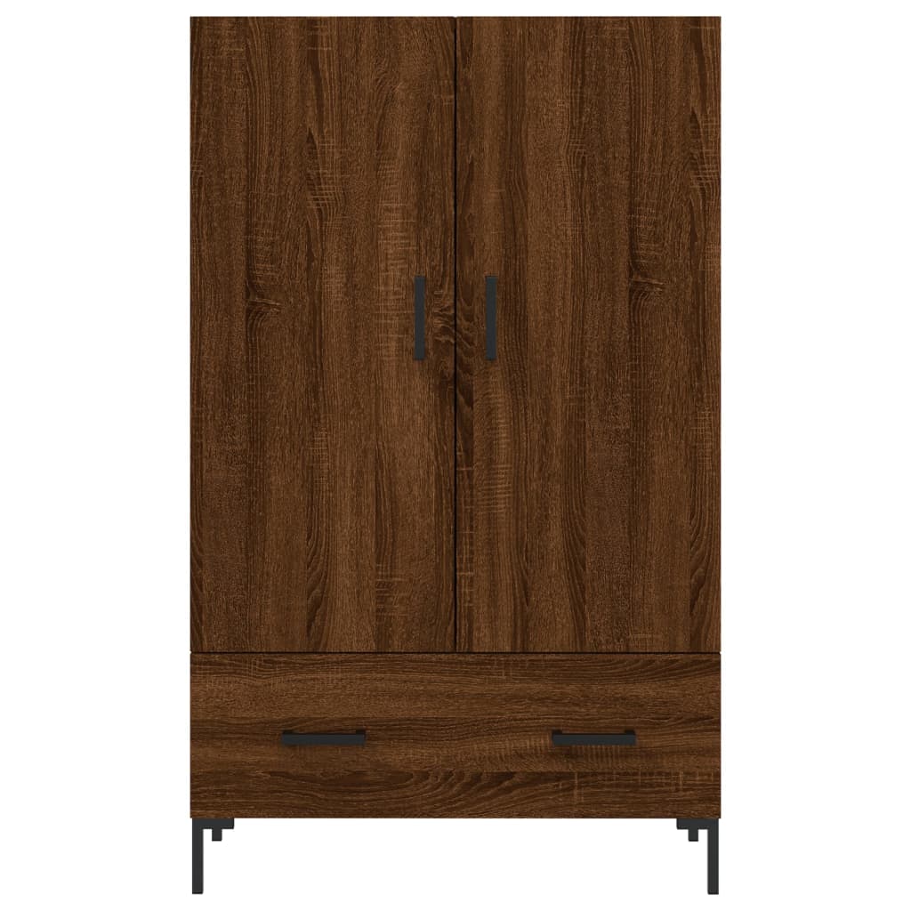 vidaXL Highboard Braun Eichen-Optik 69,5x31x115 cm Holzwerkstoff