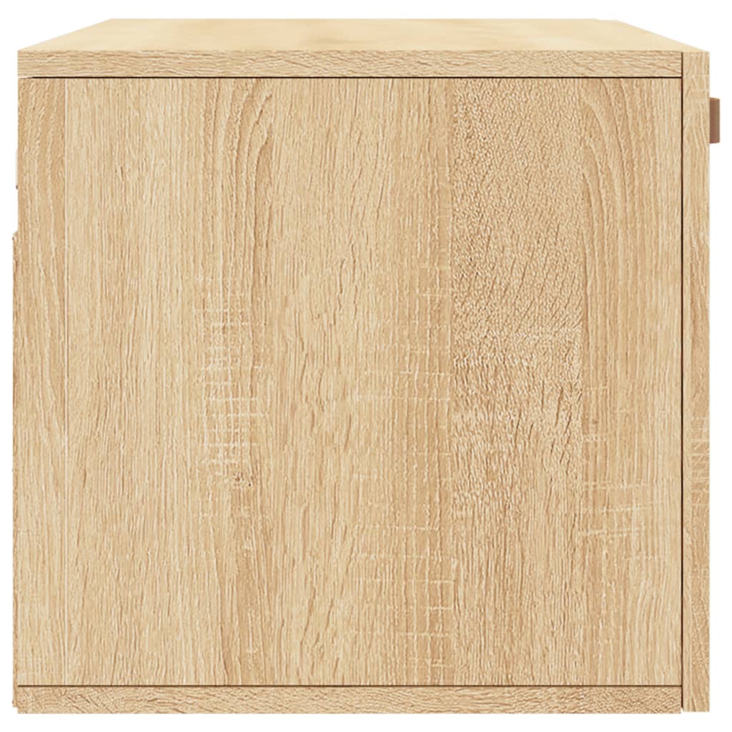 vidaXL Wandschrank Sonoma-Eiche 80x36,5x35 cm Holzwerkstoff