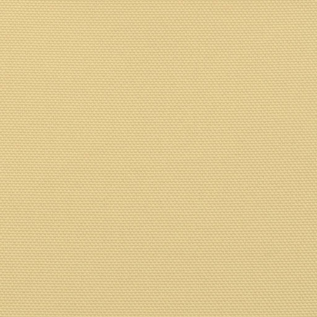 vidaXL Sonnensegel Sandfarbe 7x6 m 100% Polyester Oxford