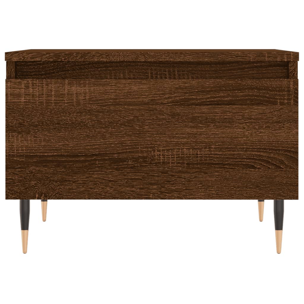 vidaXL Couchtisch Braun Eichen-Optik 50x46x35 cm Holzwerkstoff