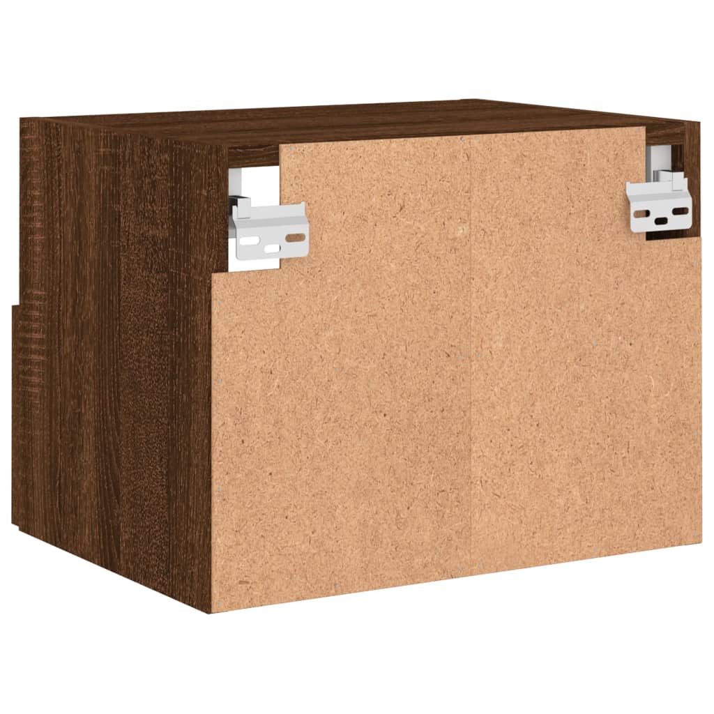 vidaXL TV-Wandschrank Braun Eiche-Optik 40x30x30 cm Holzwerkstoff