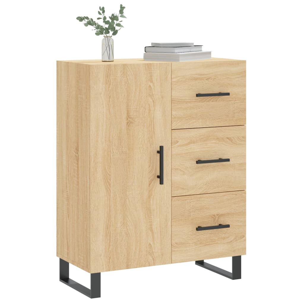 vidaXL Sideboard Sonoma-Eiche 69,5x34x90 cm Holzwerkstoff