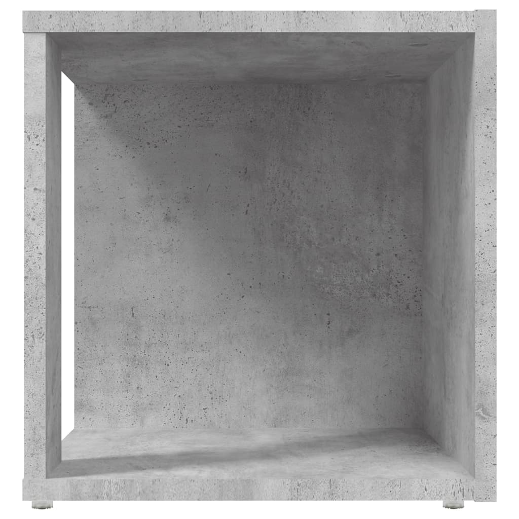 vidaXL Beistelltisch Betongrau 33x33x34,5 cm Holzwerkstoff