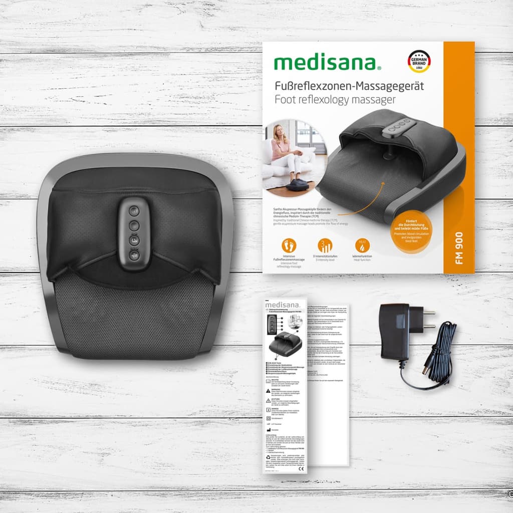 Medisana Fußreflexzonen-Massagegerät FM 900 Grau