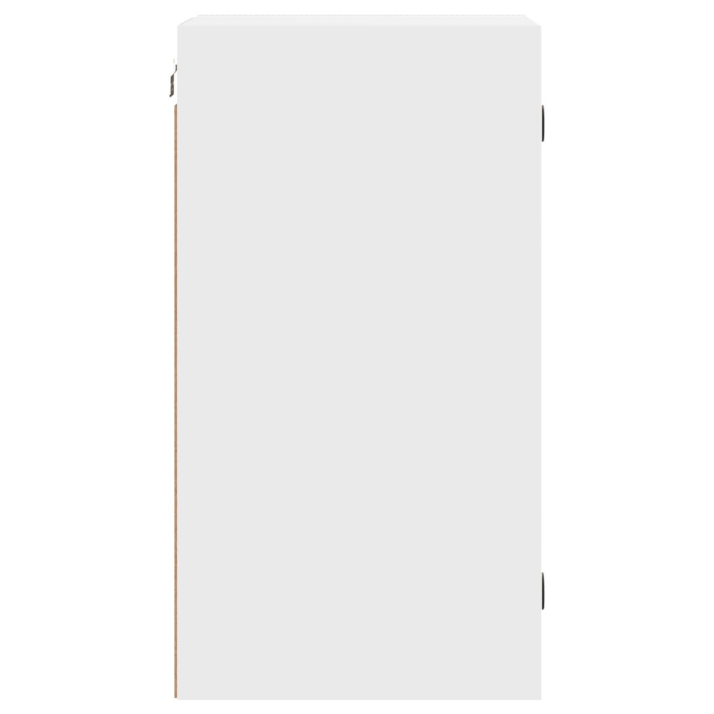 vidaXL Wandschrank mit Glastüren Weiß 35x37x68,5 cm