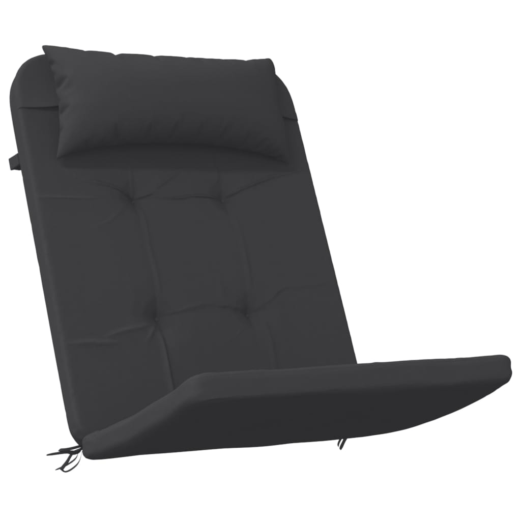 vidaXL Adirondack-Auflagen 2 Stk. Schwarz Oxford-Gewebe