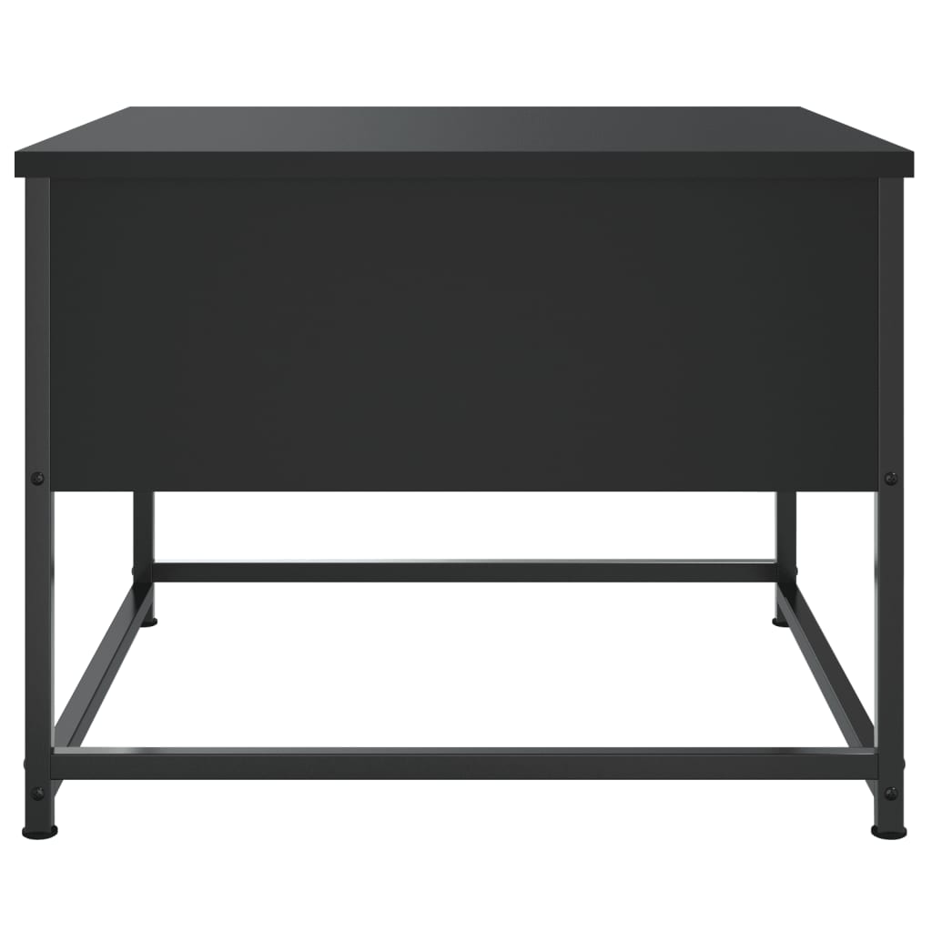 vidaXL Couchtisch Schwarz 51x51x40 cm Holzwerkstoff