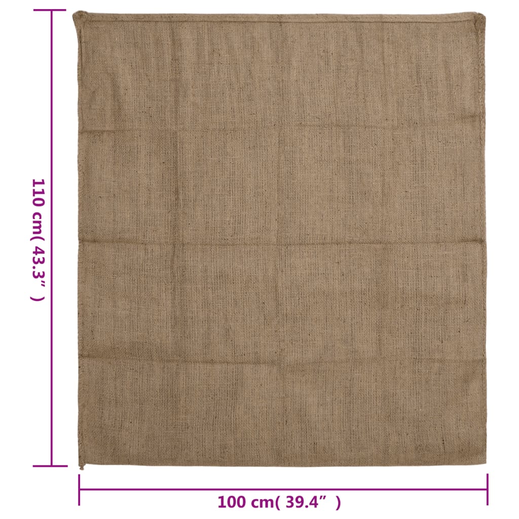 vidaXL Jutesäcke 30 Stk. 100x110 cm 100% Jute 340 g/m²