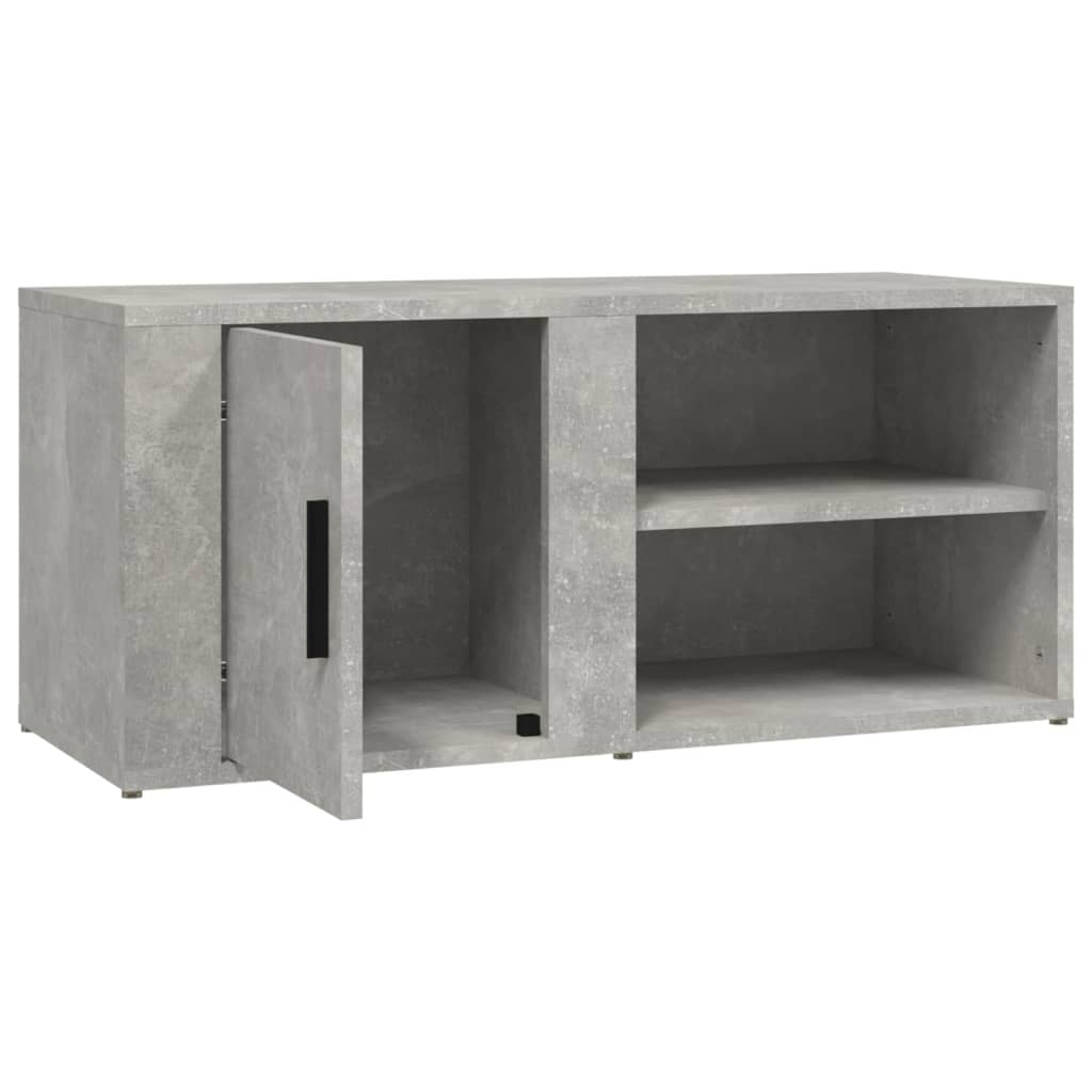 vidaXL TV-Schränke 2 Stk. Betongrau 80x31,5x36 cm Holzwerkstoff