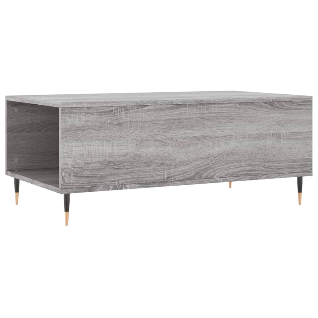 vidaXL Couchtisch Grau Sonoma 90x50x36,5 cm Holzwerkstoff