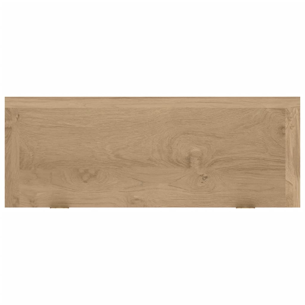 vidaXL Wandregale 2 Stk. 40x15x4 cm Massivholz Teak