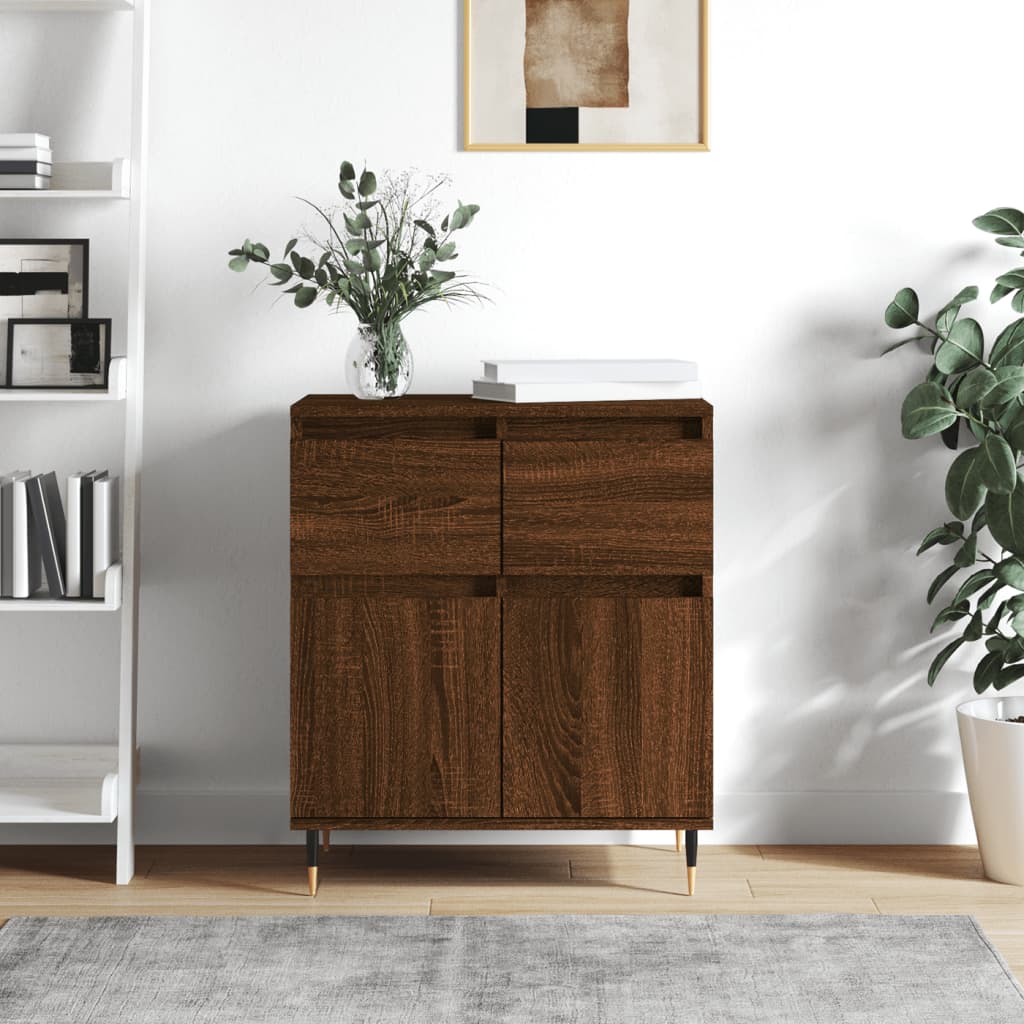 vidaXL Sideboard Braun Eichen-Optik 60x35x70 cm Holzwerkstoff