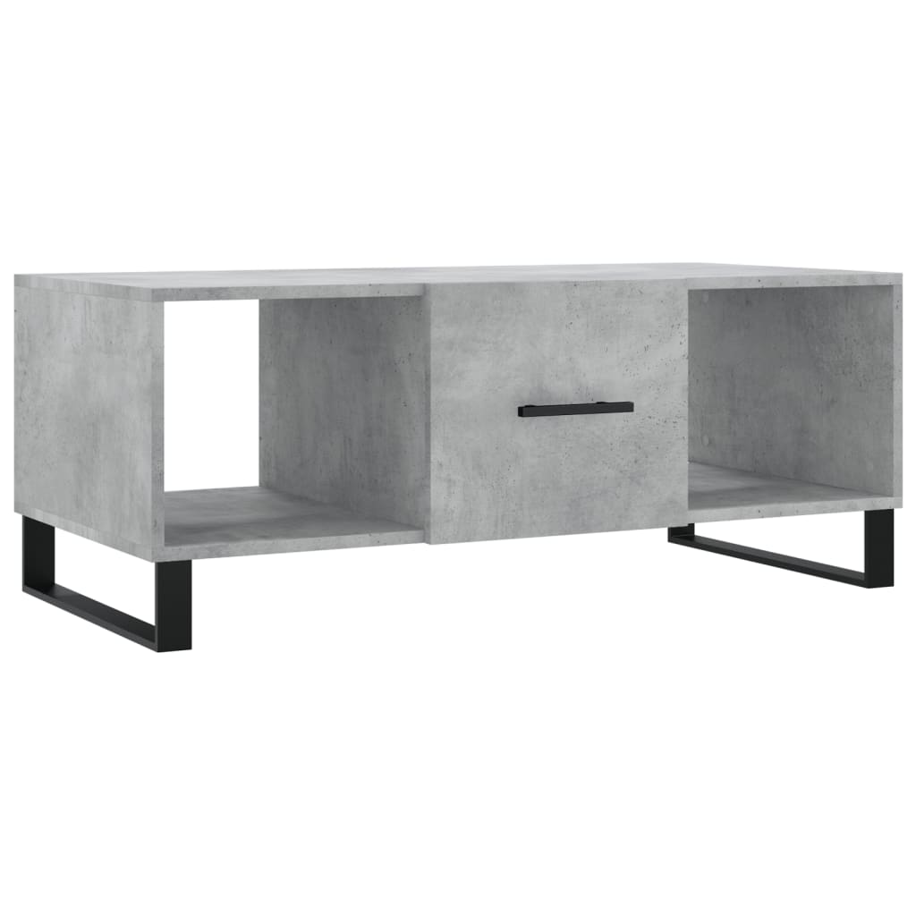 vidaXL Couchtisch Betongrau 102x50x40 cm Holzwerkstoff