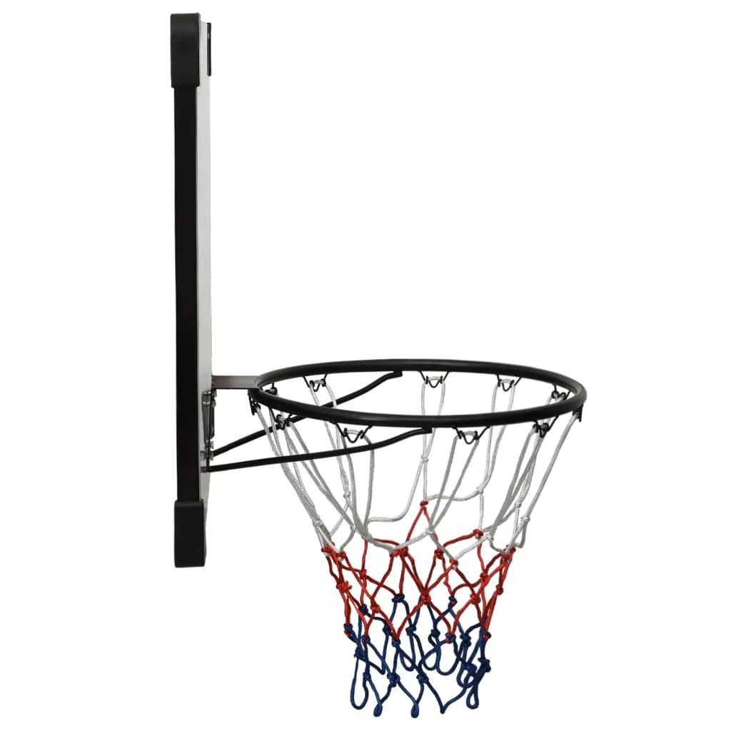 vidaXL Basketballkorb Transparent 90x60x2,5 cm Polycarbonat