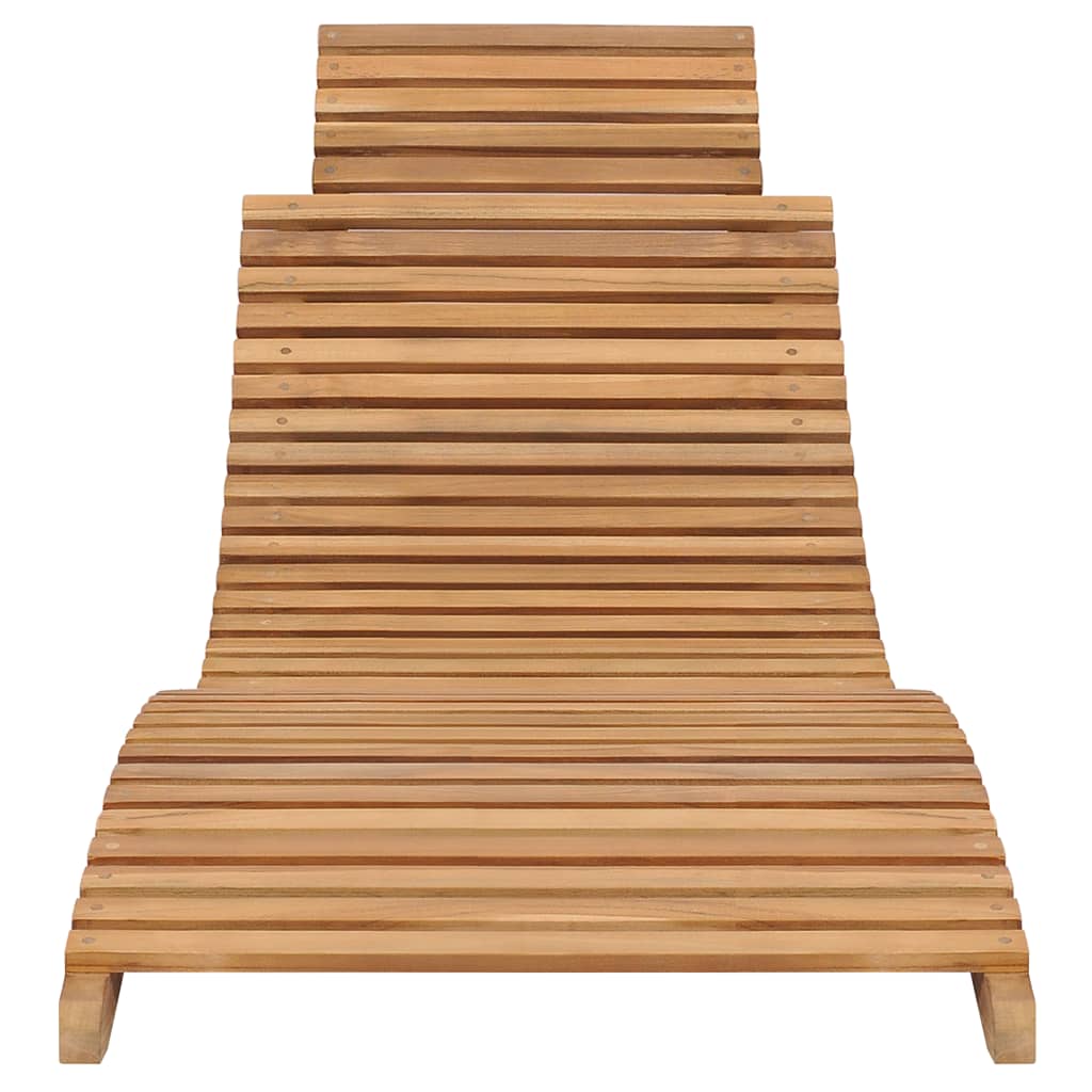 vidaXL 3-tlg. Garten-Lounge-Set Klappbar Massivholz Teak