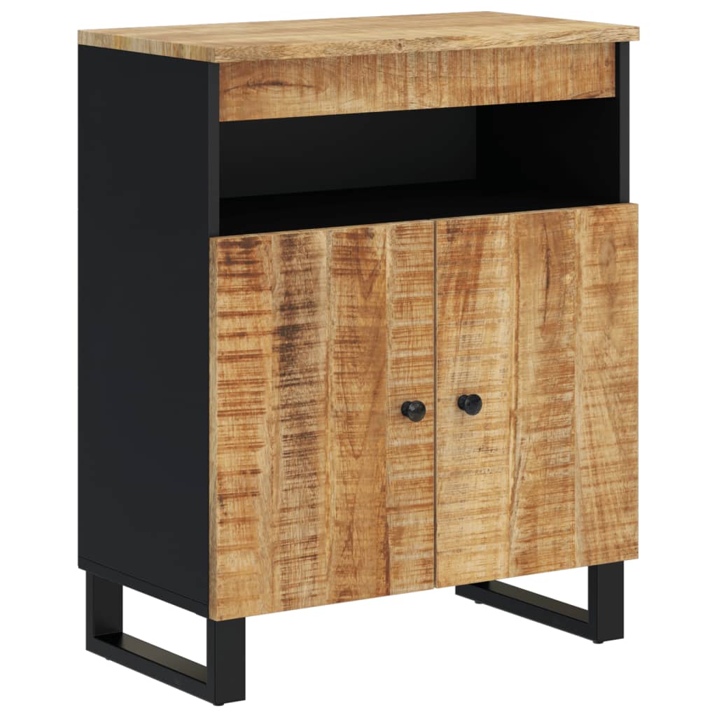 vidaXL Sideboard mit 2 Türen 60x33x75 cm Massivholz Mango