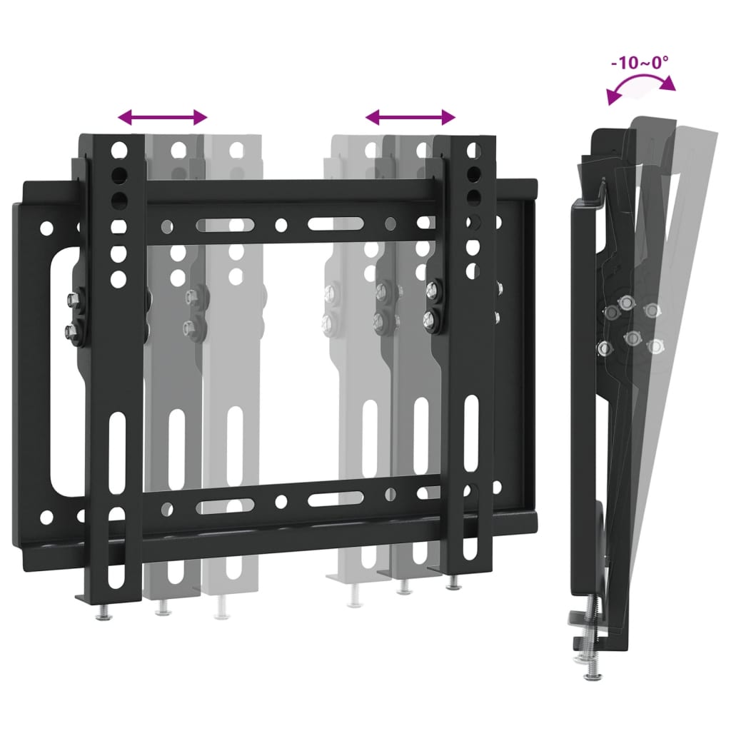 vidaXL TV-Wandhalterung 14-42 Zoll Bildschirme Max VESA 200x200mm 30kg