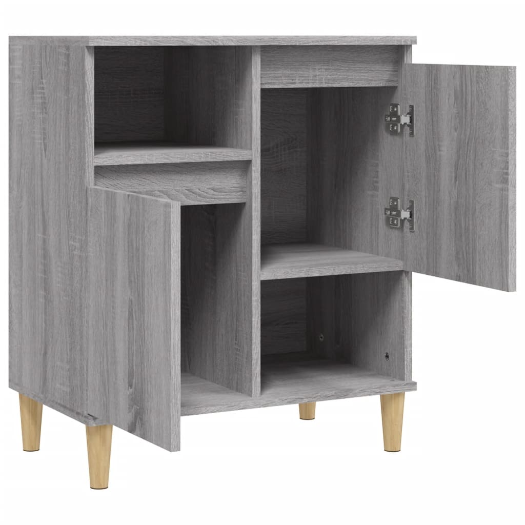 vidaXL Sideboard Grau Sonoma 60x35x70 cm Holzwerkstoff