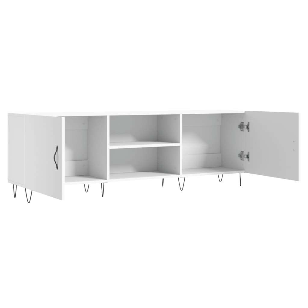 vidaXL TV-Schrank Weiß 150x30x50 cm Holzwerkstoff