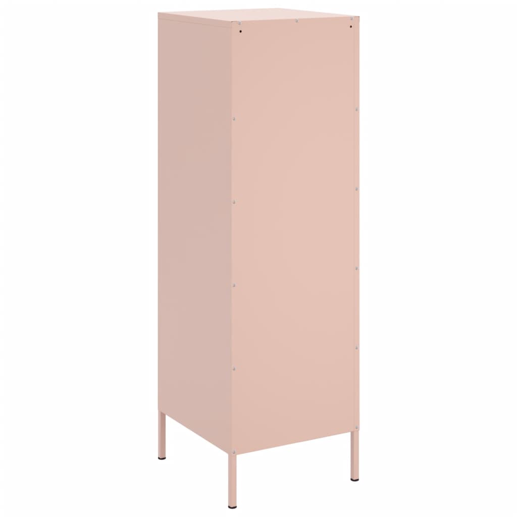 vidaXL Highboard Rosa 36x39x113 cm Stahl