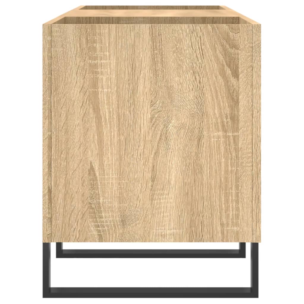 vidaXL Plattenschrank Sonoma-Eiche 121x38x48 cm Holzwerkstoff